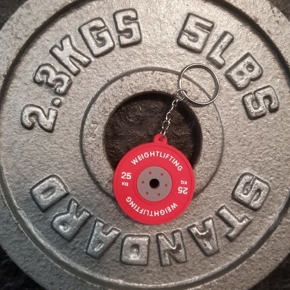 Accessories Bumper Plate Keychain Poshmark